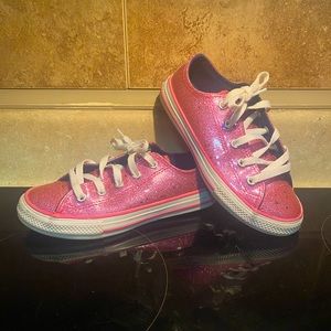 Converse AllStar Glitter Lowtop Girls Sz1